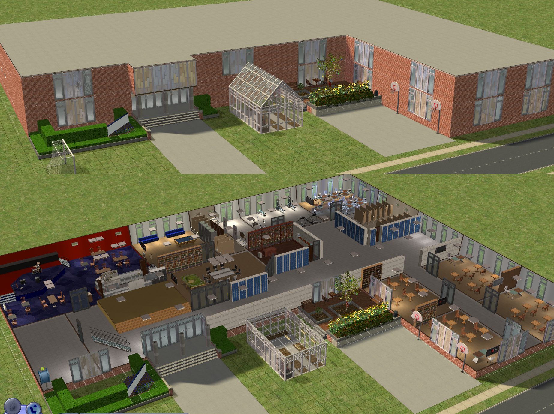 Degrassi Community School in The Sims 2